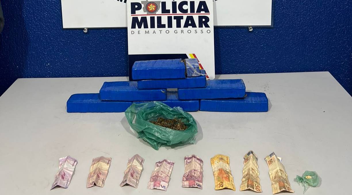 Polícia Militar prende dupla por tráfico de drogas e apreende sete quilos de maconha 1