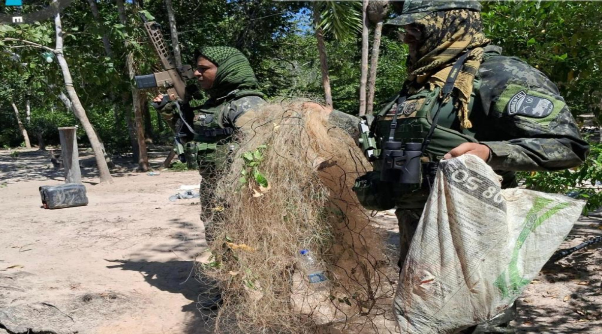 Fiscalização contra pesca predatória na região do Araguaia apreende armas de fogo, redes e tarrafas 1