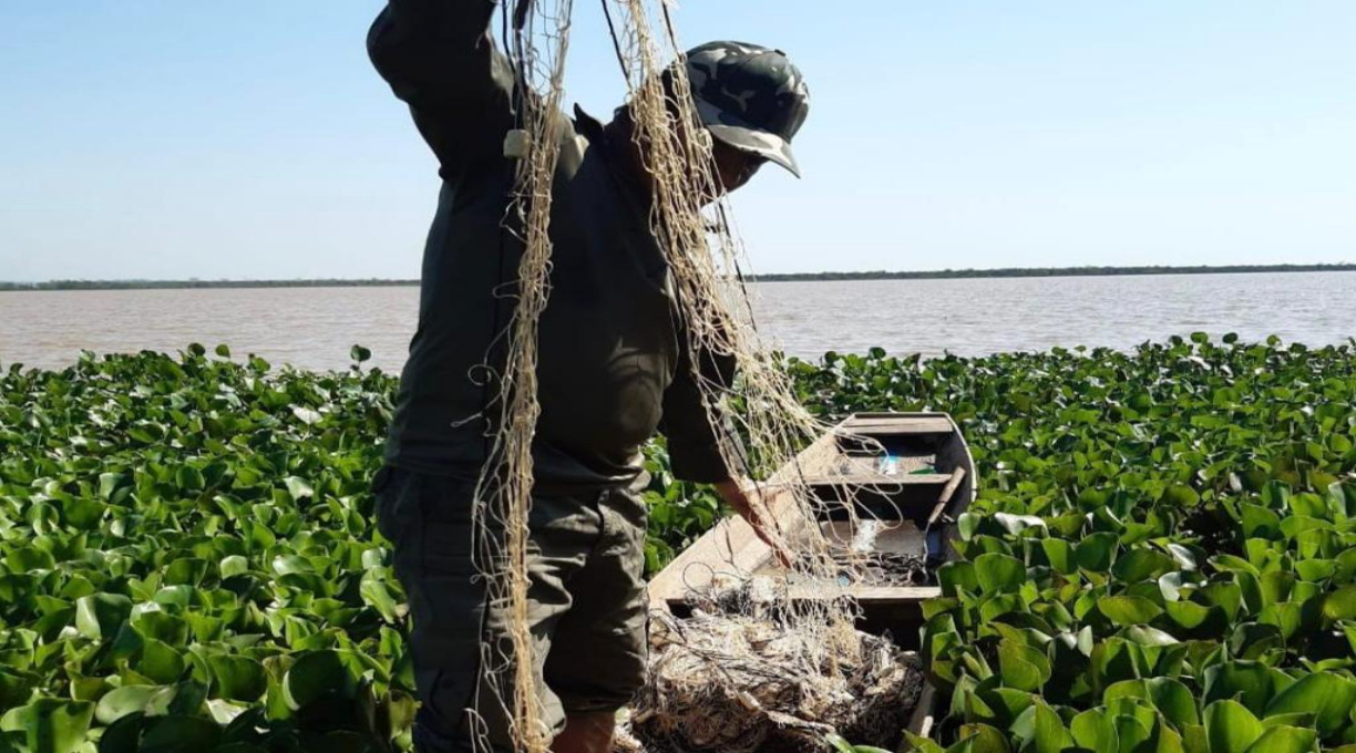 Sema apreende redes, cevas fixas, anzóis e pescado durante operação contra pesca predatória na baixada cuiabana 1