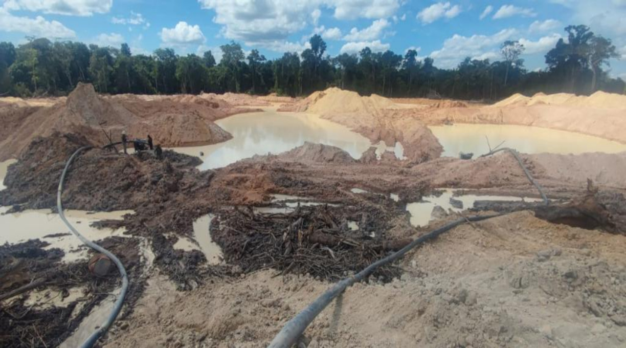 Sema e Bope fecham 6 garimpos ilegais durante Operação Amazônia 1