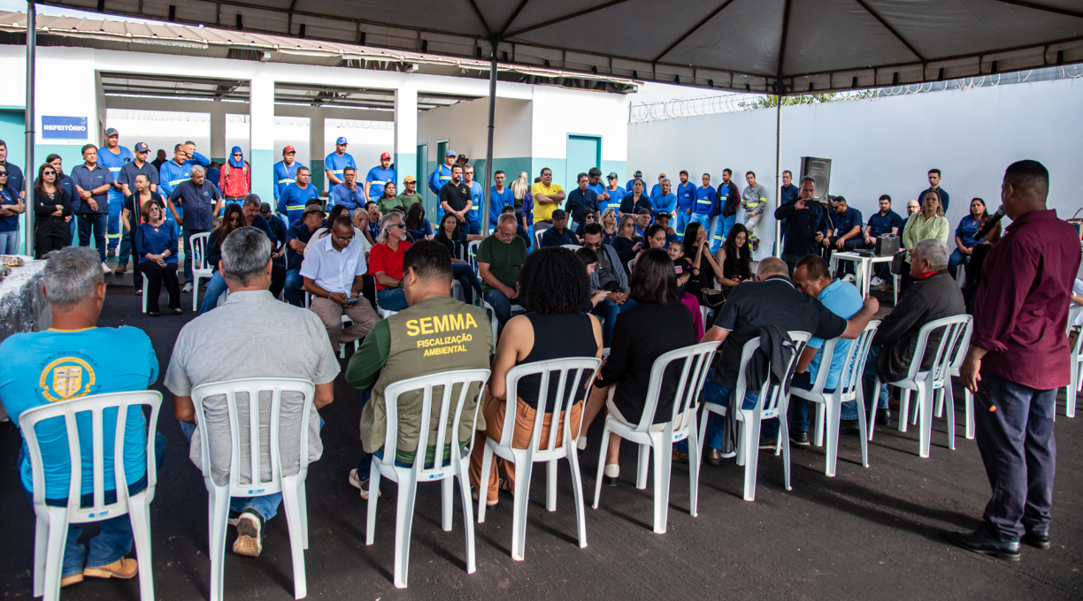 Prefeitura inaugura ‘Almoxarifado Central’ do Sanear no Parque Universitário 1