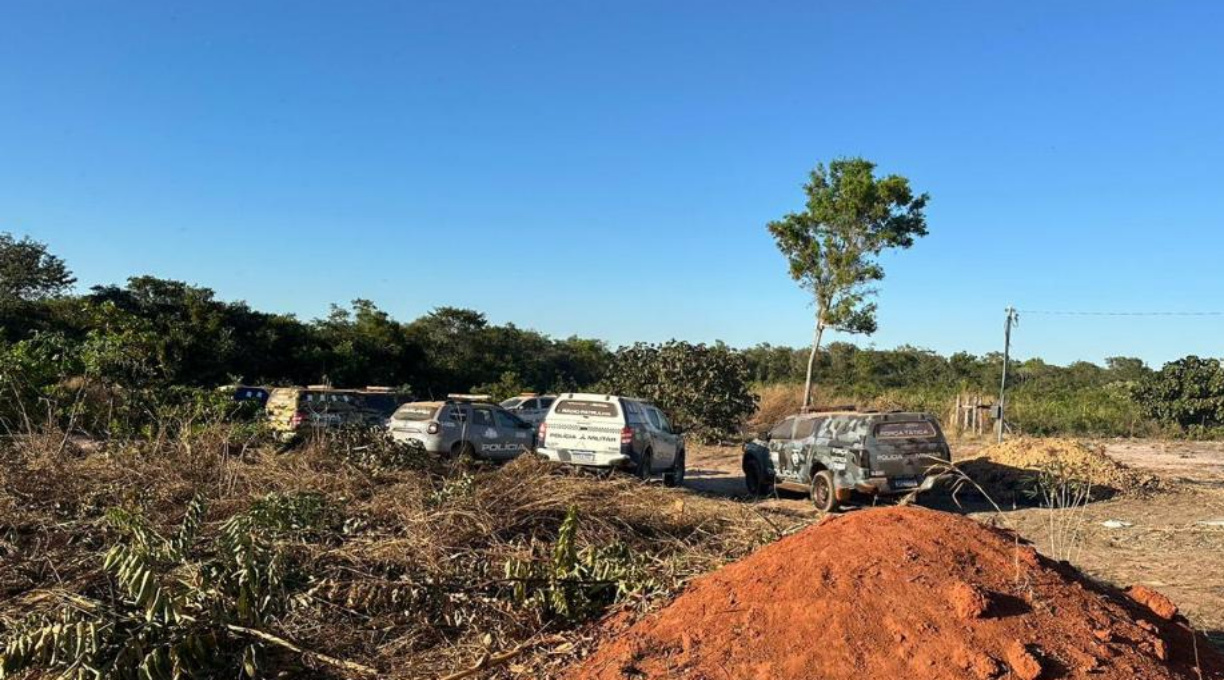 Três homens são presos suspeitos de invasão a propriedade rural em Diamantino 1