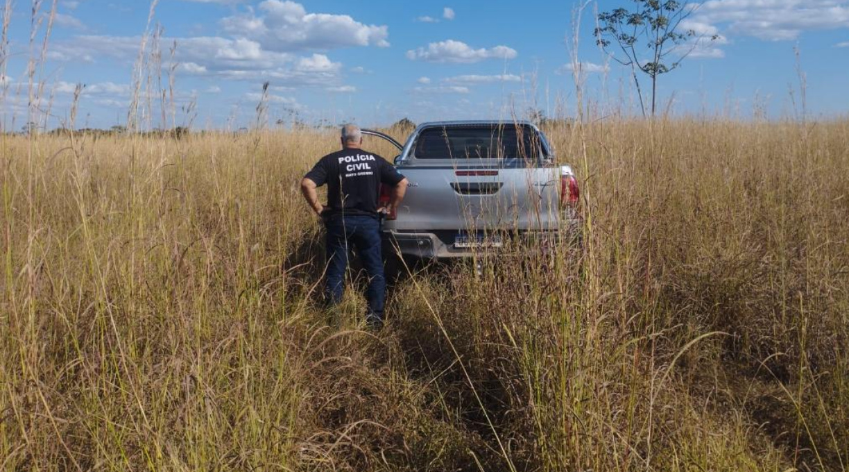 Polícia Civil localiza veículo roubado de idoso morto em zona rural de Nobres 1