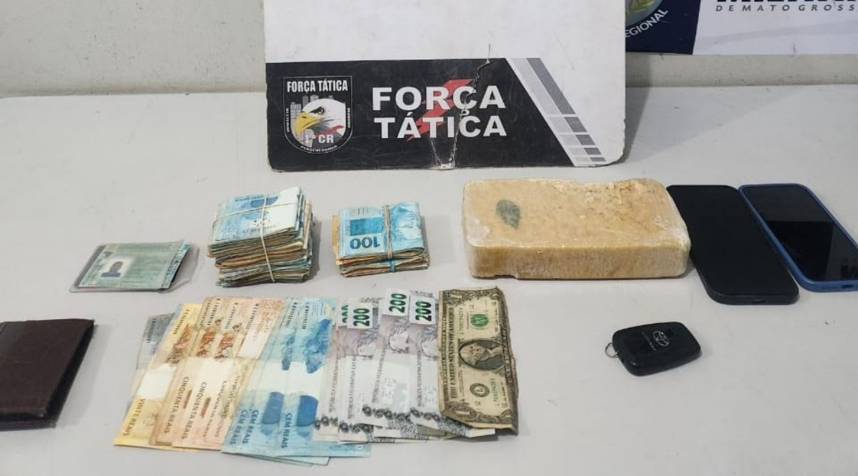 Força Tática apreende mais de R$ 22 mil em espécie e prende homem suspeito por tráfico 1