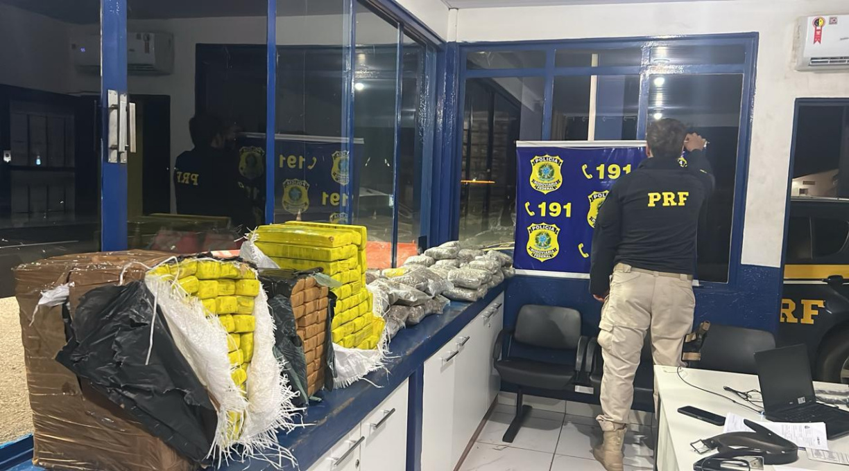 Em trabalho de rotina, PRF prende motorista e apreende cerca de 156 kg de entorpecentes na BR-163 em Itiquira 1