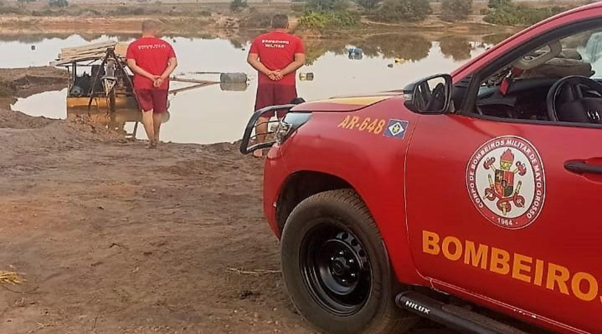 Bombeiros Militares localizam corpo de idoso que se afogou em Tangará da Serra 1