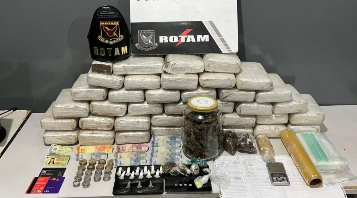 Rotam prende trio com 38 tabletes de maconha em Várzea Grande 1