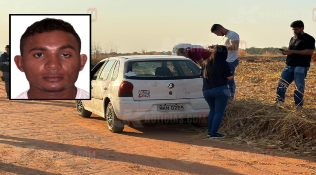 Um homem de 30 anos foi encontrado morto dentro de um carro na região rural de Sorriso; ele apresentava marcas de tiros 1