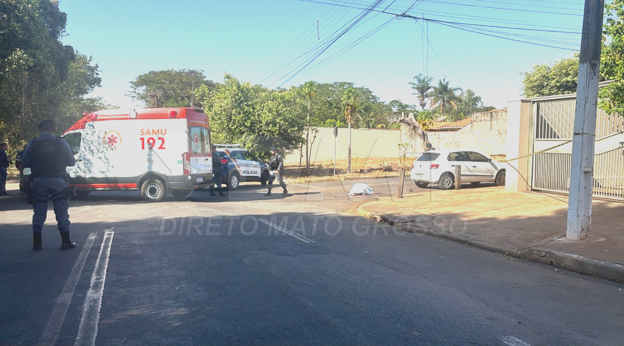 Com tiros na cabeça, homem é assassinado no meio da rua em bairro de Rondonópolis 1