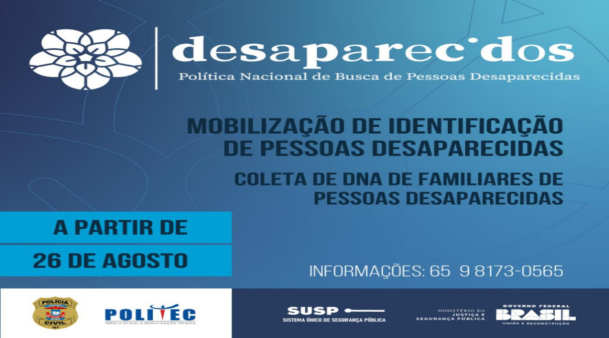 Mobilização nacional busca identificar pessoas desaparecidas 1