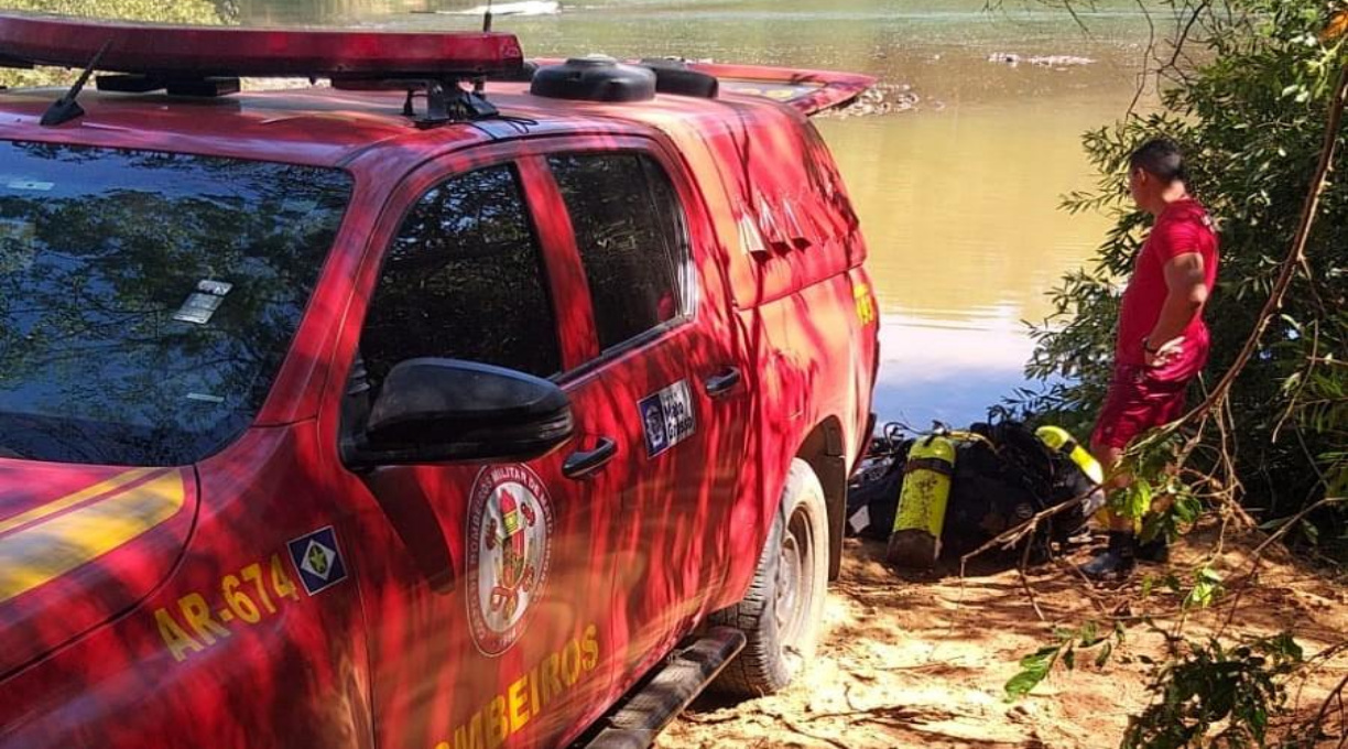 Bombeiros localizam corpo de homem que se afogou no Rio Teles Pires 1