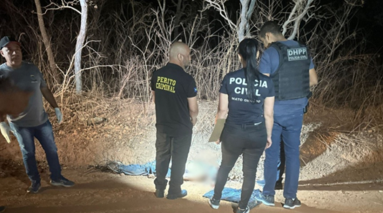 Homem é encontrado morto em estrada vicinal com rosto desfigurado e mãos e pés amarrados 1