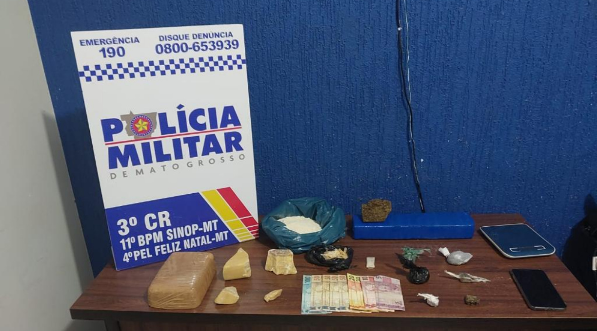 Polícia Militar prende membro de facção criminosa por tráfico de entorpecentes 1