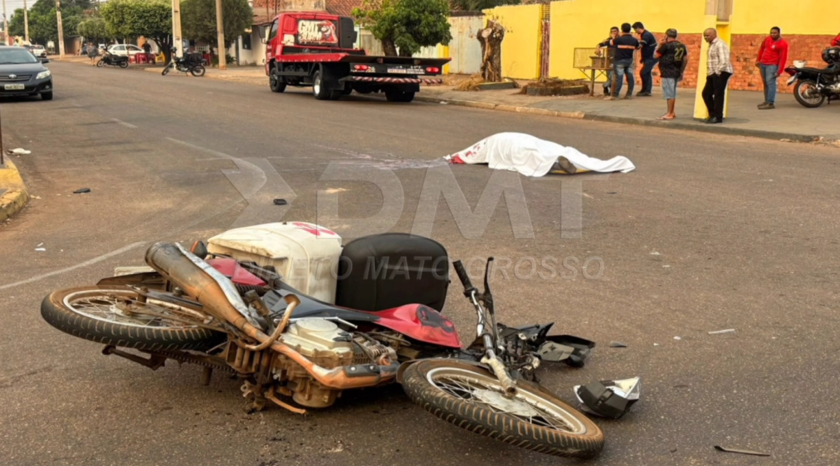 Motociclista de 35 anos morre ao colidir com um caminhão guincho no Monte Líbano, em Rondonópolis 1