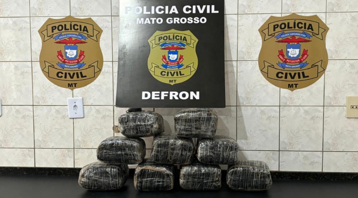 Polícia Civil prende casal que despachou 9 tabletes de maconha por meio de transportadora em Cáceres 1