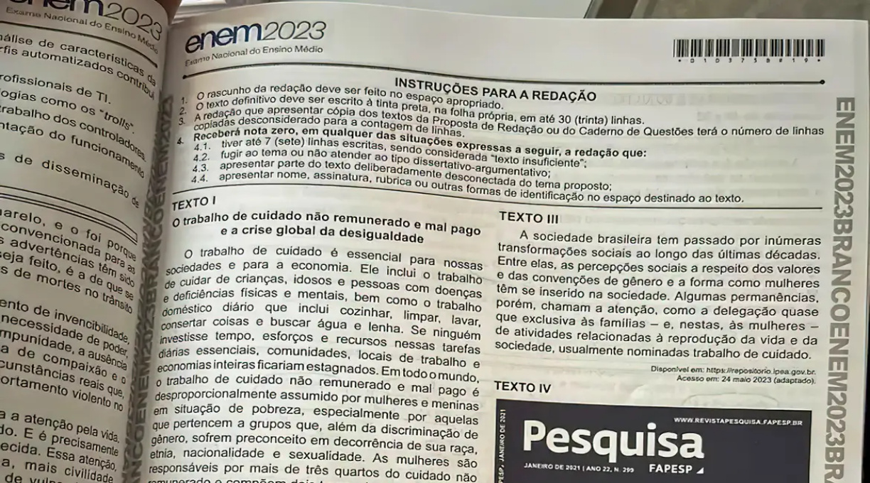 Enem: cartilha de redação é divulgada; confira 1