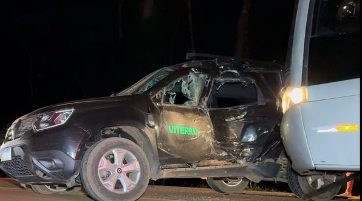 Colisão entre ônibus e Renault Duster resulta na morte de um homem em Sinop 1