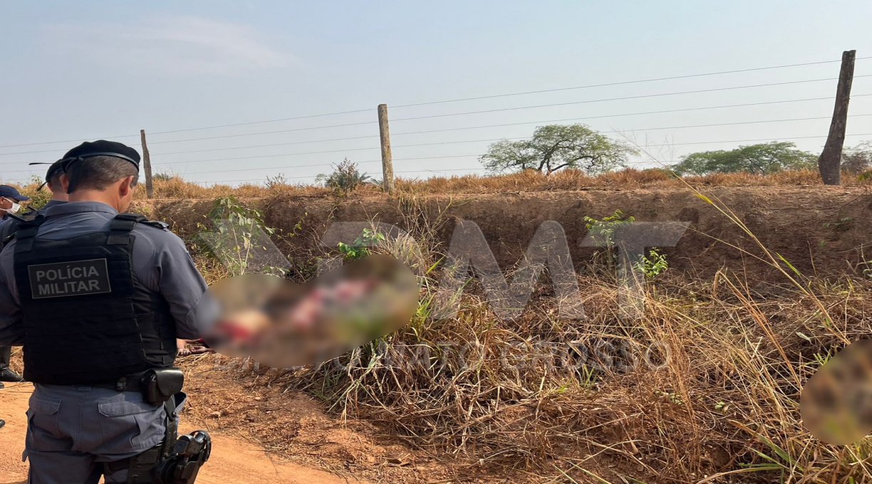 Corpo de homem tornozelado com sinais de violência é localizado em estrada vicinal em Rondonópolis 1