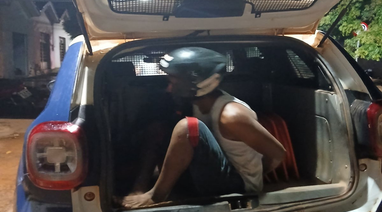 PM de Juscimeira age rapido, recupera moto roubada e prende suspeito cerca de 45 minutos após o crime 1