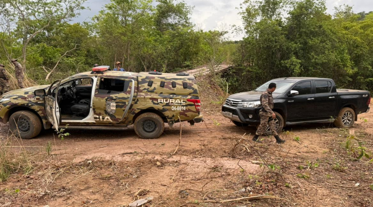 Durante patrulhamento georreferenciado, militares da 14ª CIPM recuperaram caminhonete roubada em Rondonópolis 1