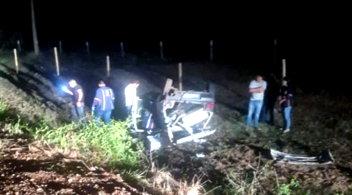 Motorista morre após Fiat Uno capotar na MT-246 em Barra do Bugres 1