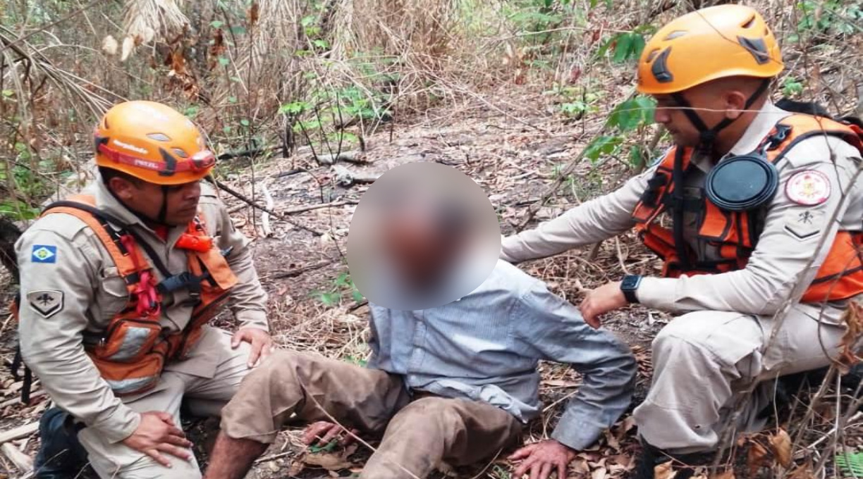 Corpo de Bombeiros localiza idoso desaparecido em Chapada dos Guimarães 1