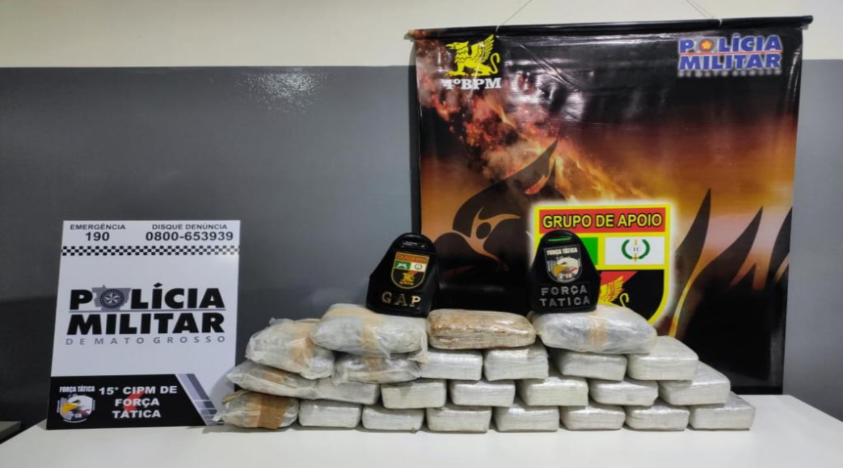 PM prende traficante e apreende 40 quilos de maconha em Várzea Grande 1