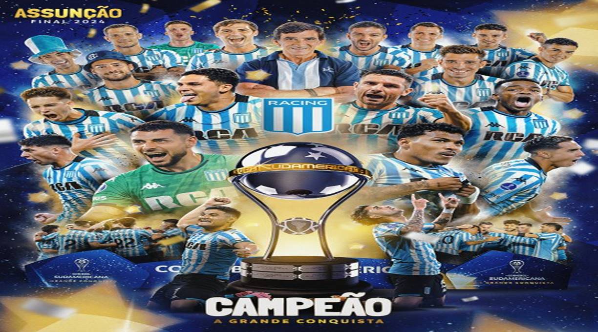 Racing é campeão da Copa sul-americana após derrotar o Cruzeiro por 3 a 1 1