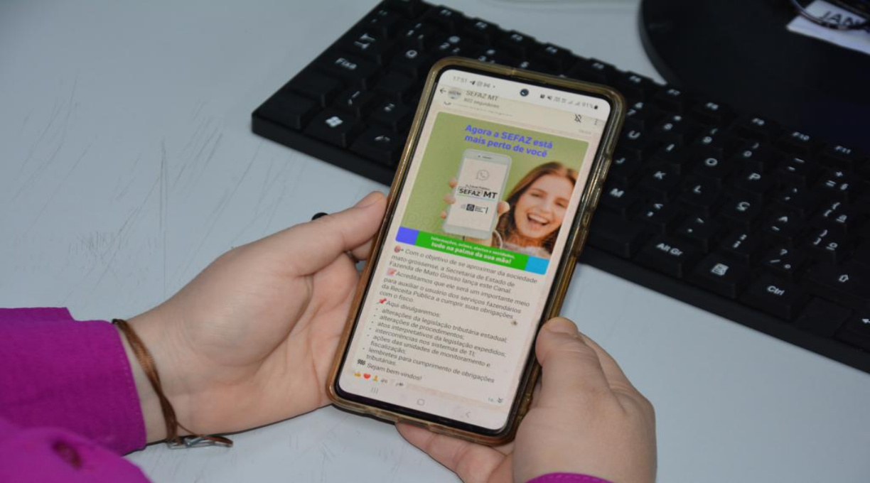 Sefaz disponibiliza canal no WhatsApp para facilitar acesso a informações; veja como participar 1