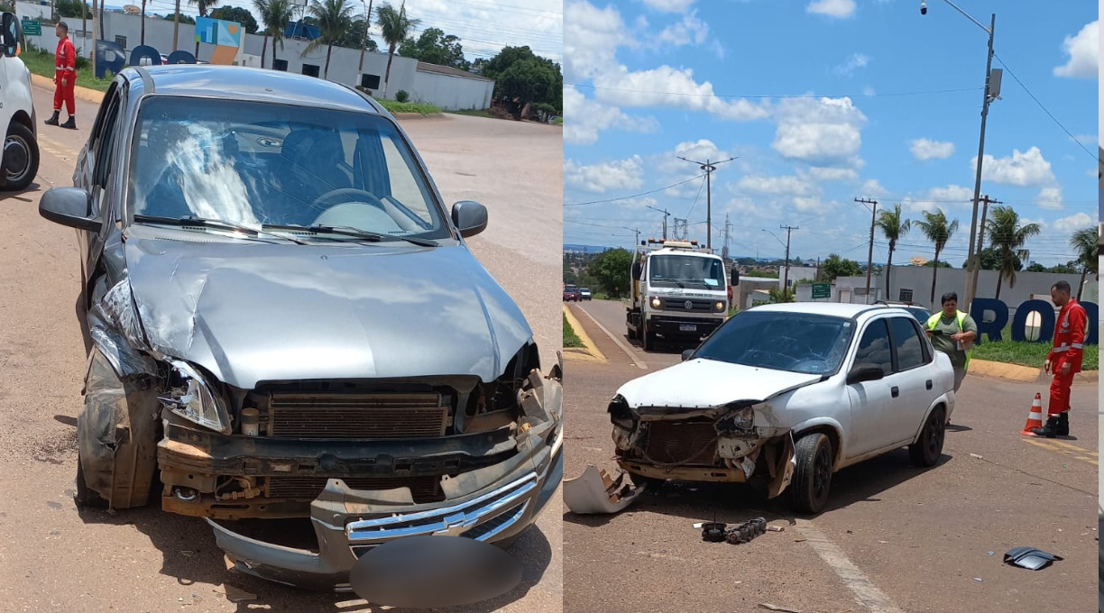 Colisão envolvendo dois automóveis na MT-130, em Rondonópolis, deixa três pessoas feridas, uma delas em estado grave 1