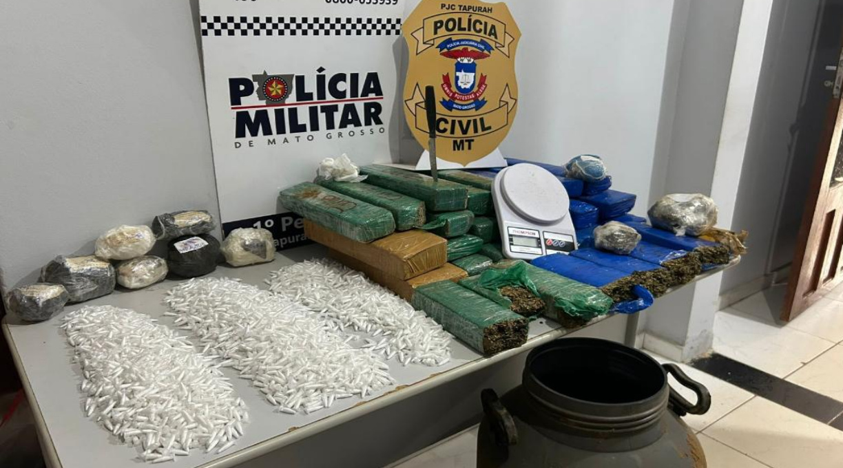 Ação integrada da PM e PJC apreende 29 tabletes de maconha e prende integrante de organização criminosa 1