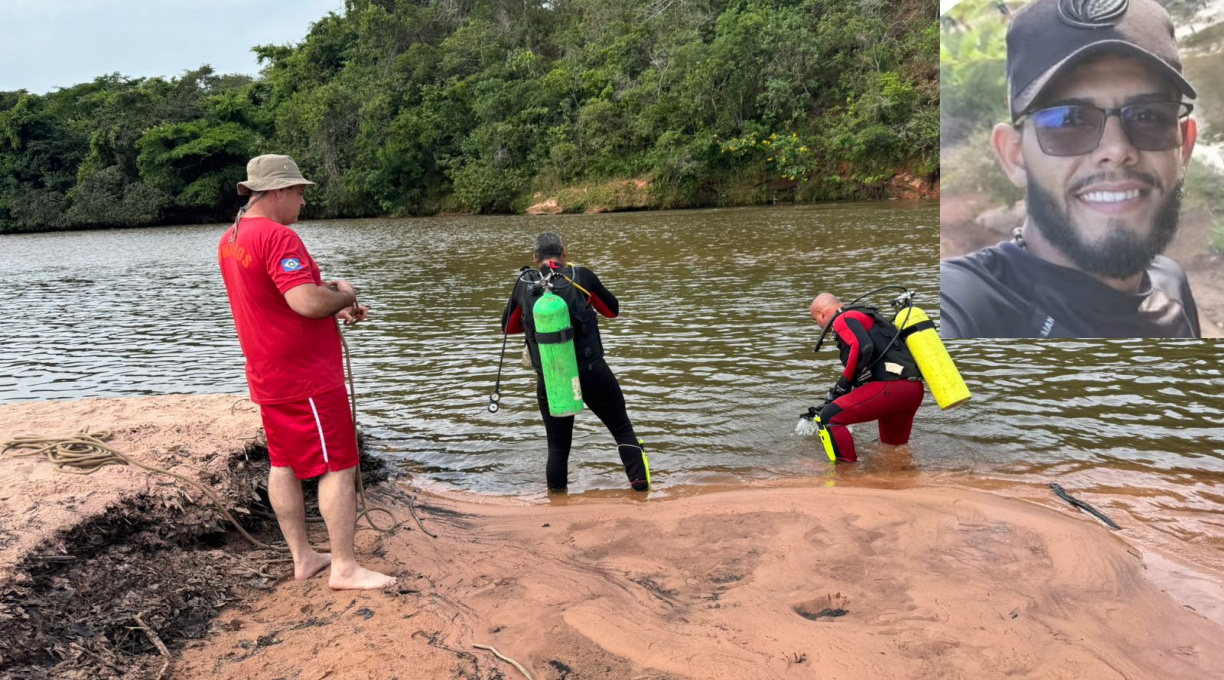 Jovem morre afogado no Rio Garças, em Guiratinga, e corpo é localizado por bombeiros de Rondonópolis 1