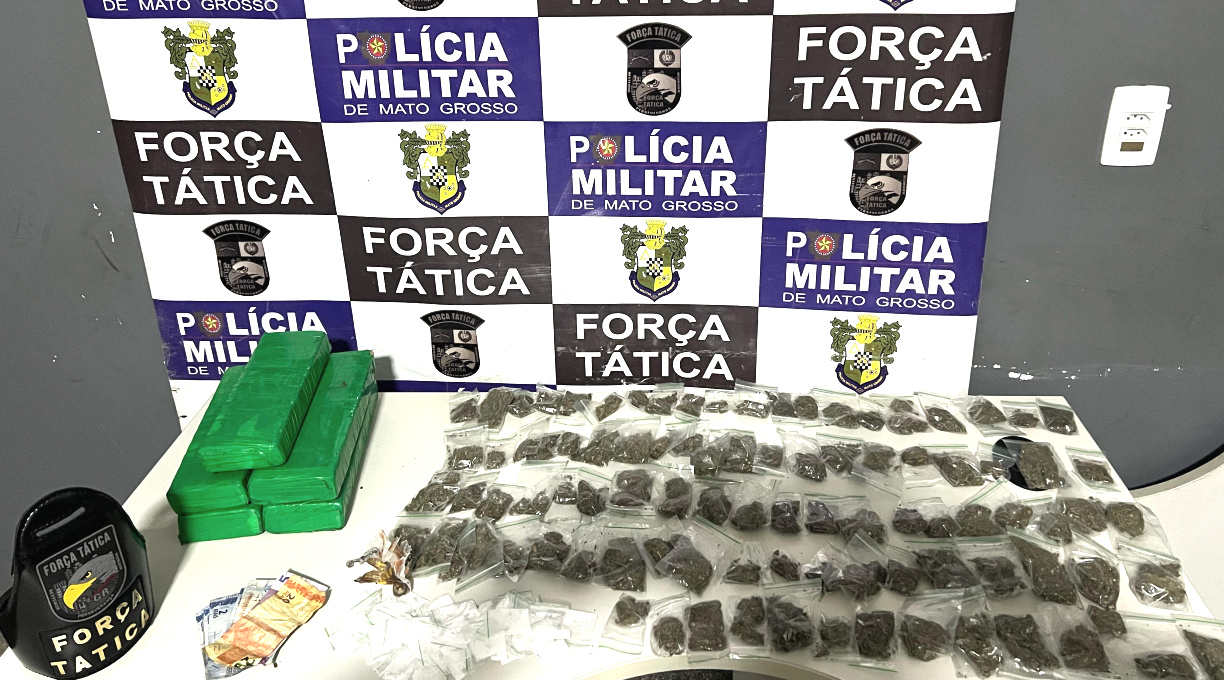 Força Tática prende tornozelado por tráfico de drogas no Vila Rica 1