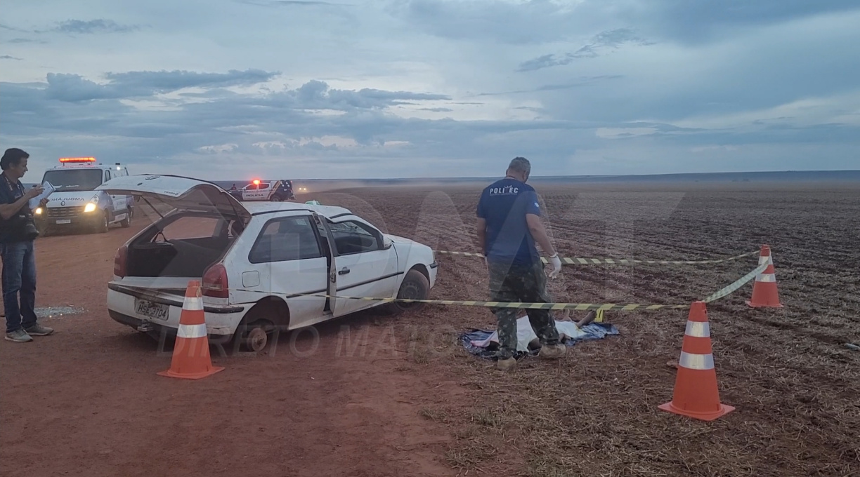 Mulher morre após carro capotar em estrada vicinal de São Lourenço de Fátima 1